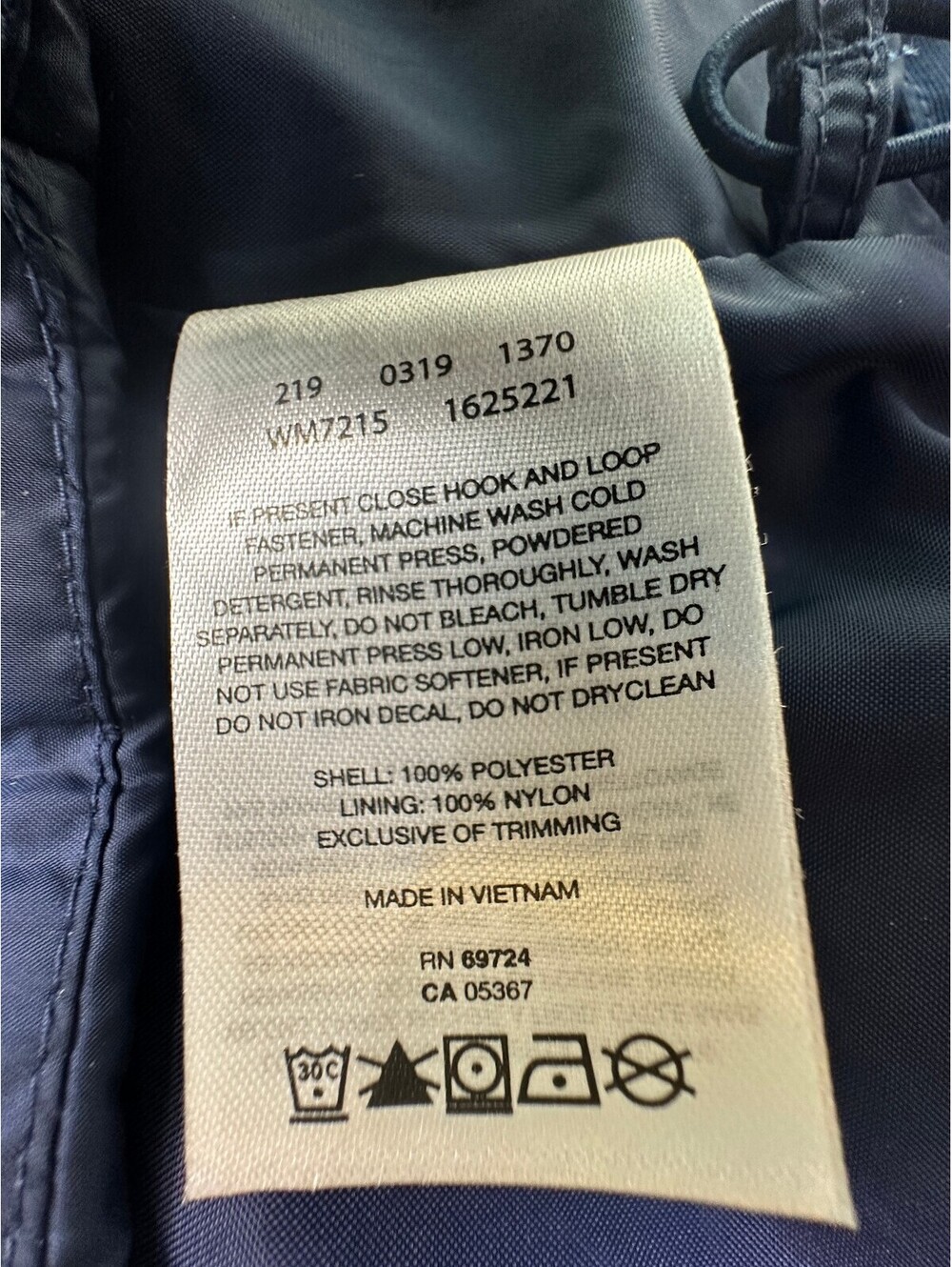 Columbia Interchange Omni-Tech Blue Hooded Jacket L NWOT - Picture 8 of 10